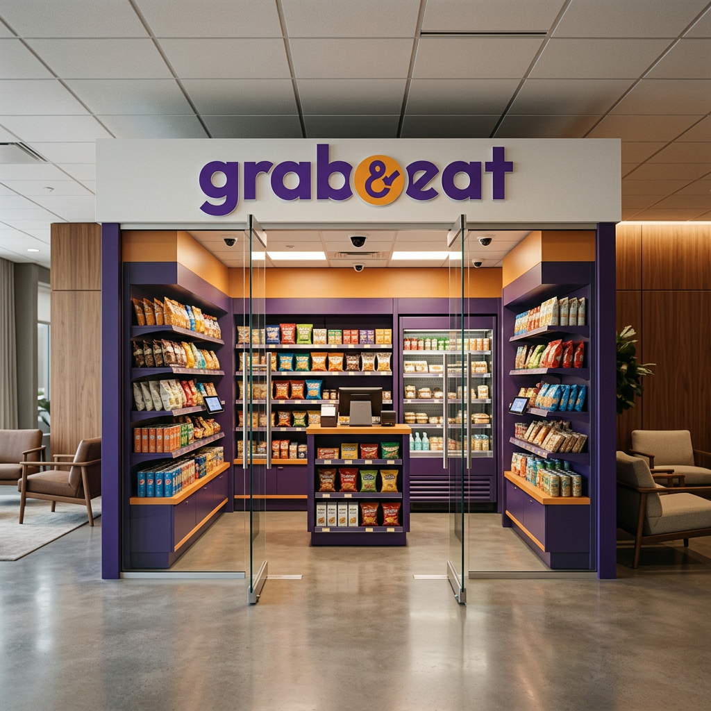 Tienda completa Grab&Eat como modelo de franquicia